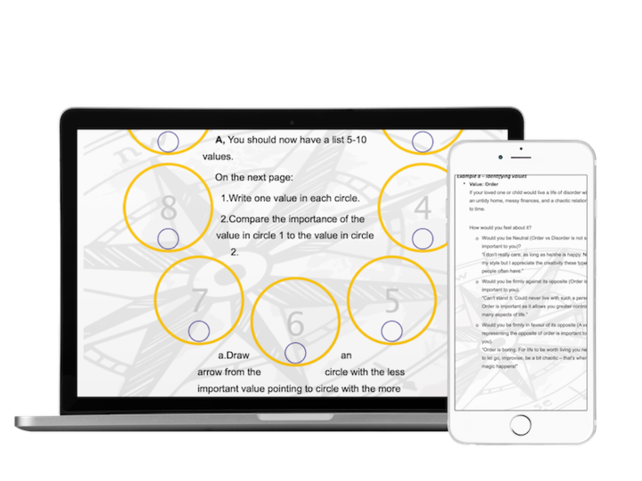 Values on device